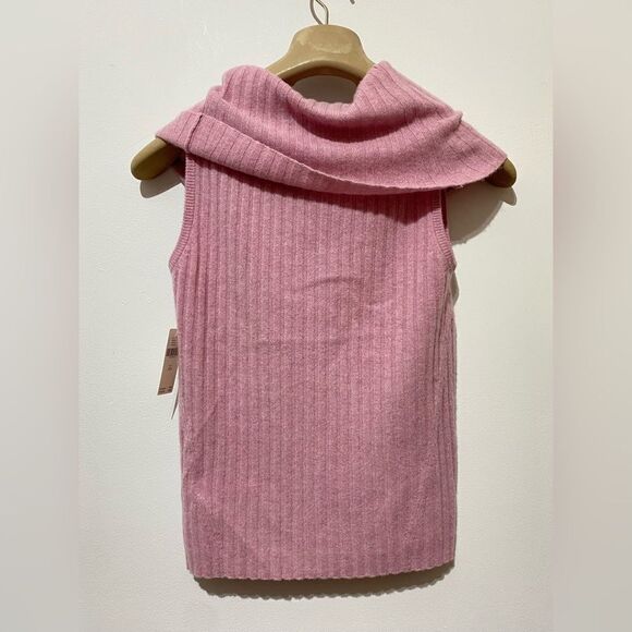 NWT Anthropologie Emerie 100% Cashmere Cowl Neck Sweater Tank - Picture 6 of 6